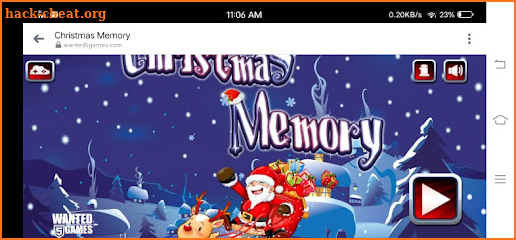 Christmas memory screenshot
