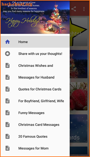 Christmas Messages 2020 screenshot
