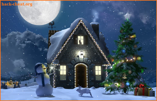 Christmas Moon Live Wallpaper screenshot