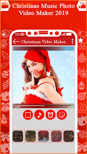 Christmas Music Photo Video Maker 2019 screenshot
