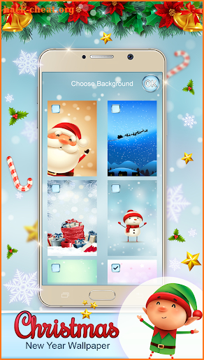 Christmas New Year Wallpaper screenshot