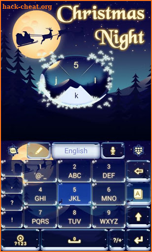 Christmas Night Keyboard Theme screenshot
