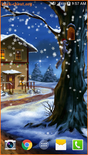 Christmas Night Live Wallpaper screenshot