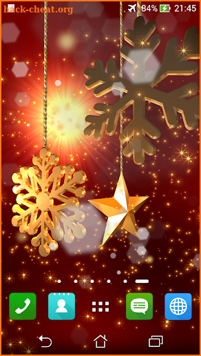 Christmas Ornaments Live Wallpaper Free screenshot