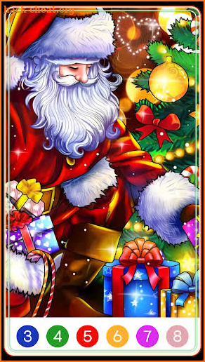 Christmas Paint by Number screenshot