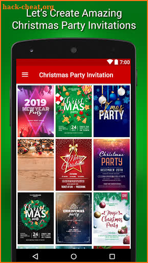 Christmas Party Invitations 💌 screenshot