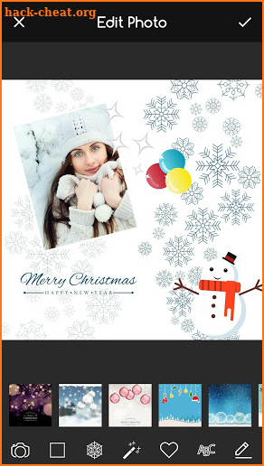 Christmas Photo Editor, Stickers & Collage Maker screenshot