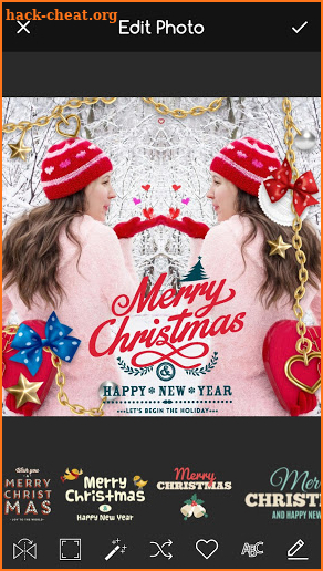 Christmas Photo Editor, Stickers & Collage Maker screenshot
