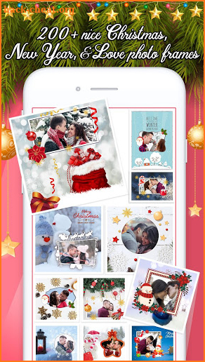 Christmas Photo Frame, Collage, Scrapbook 2019 screenshot