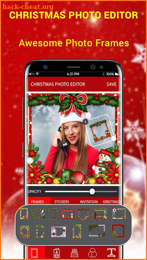 Christmas Photo Frames 2019 Christmas Photo Editor screenshot