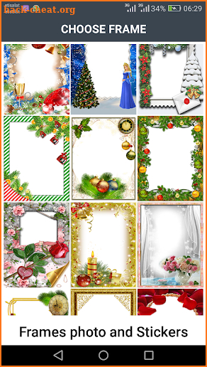 CHRISTMAS PHOTO FRAMES FOR PICTURES-Happy New year screenshot