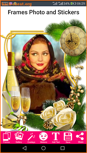 CHRISTMAS PHOTO FRAMES FOR PICTURES-Happy New year screenshot