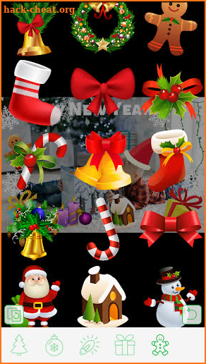 Christmas Photo Stickers screenshot