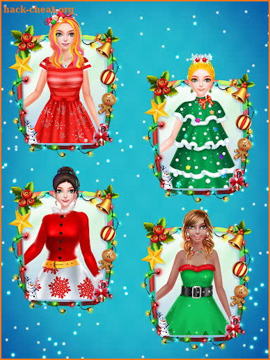 Christmas Princess Dress Up Games For Girls screenshot
