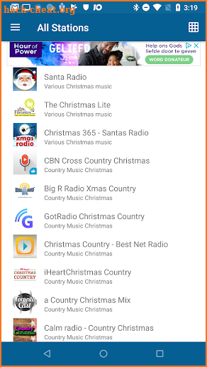 Christmas RADIO screenshot