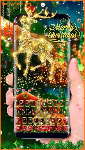 Christmas Reindeer Keyboard screenshot