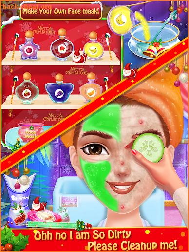 Christmas Salon Makeover & Dressup Game for Girl 1 screenshot