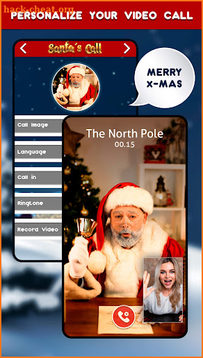 Christmas Santa Claus Video Call - Speak to Santa screenshot