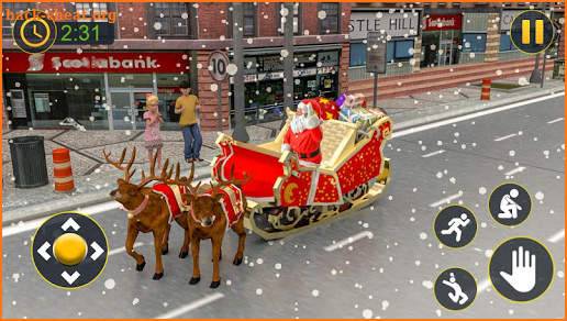 Christmas Santa Crazy Kart Gift Delivery Game 2020 screenshot
