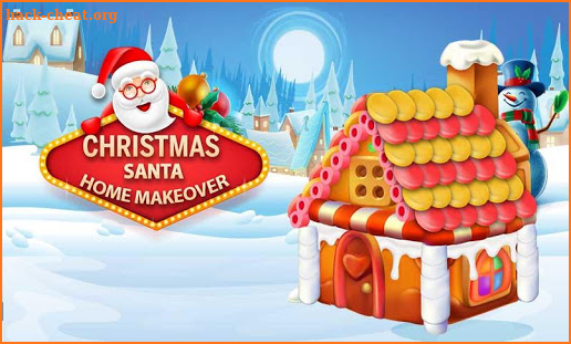 Christmas Santa Home Makeover House Cleaning Game screenshot