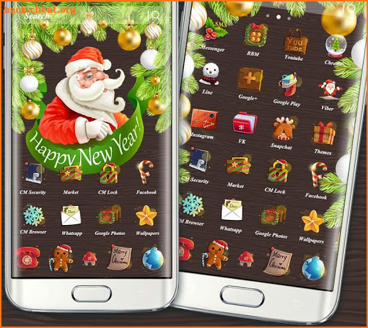 Christmas Santa Icons screenshot