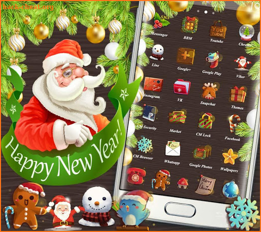 Christmas Santa Icons screenshot