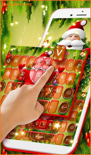 Christmas Santa Keyboard Theme screenshot