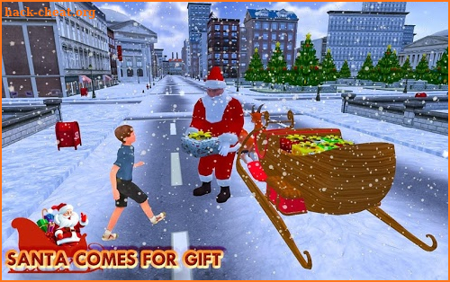 Christmas Santa Rush Delivery- Gift Game screenshot