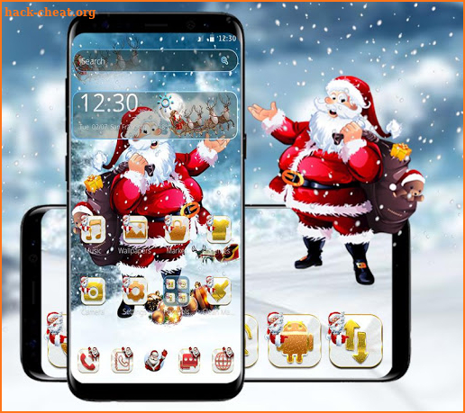 Christmas Santa theme screenshot