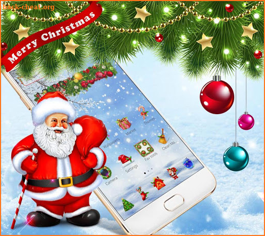Christmas Santa Winter Theme screenshot