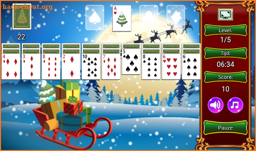 Christmas Solitaire Game screenshot
