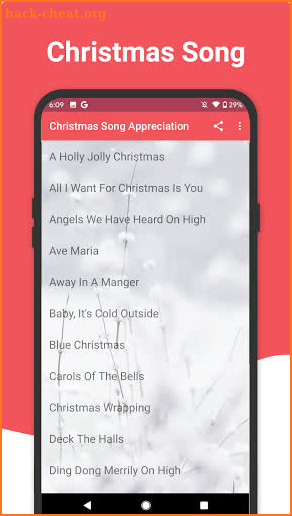 Christmas Song Appreciation screenshot