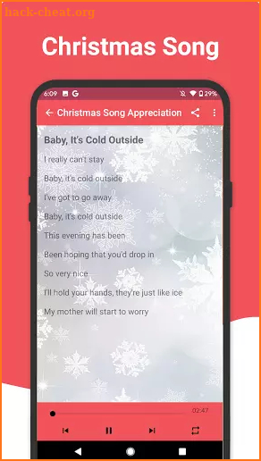 Christmas Song Appreciation screenshot