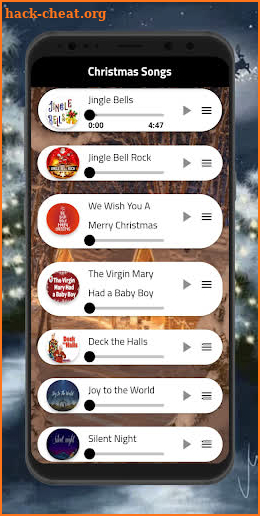 christmas songs 2023 screenshot