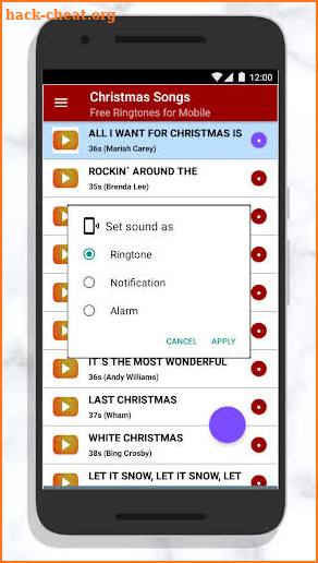 Christmas Songs Ringtones screenshot