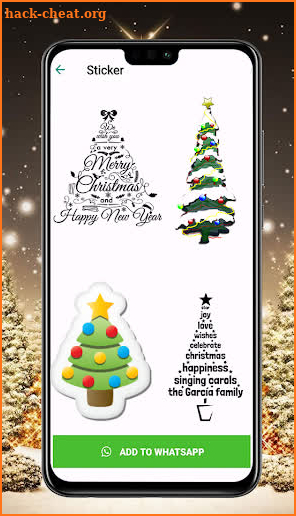 christmas Stickers and emoji screenshot
