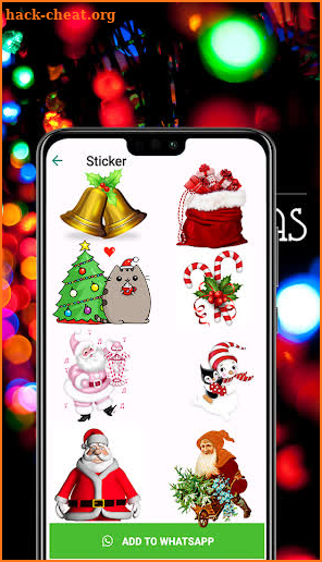 christmas Stickers and emoji screenshot
