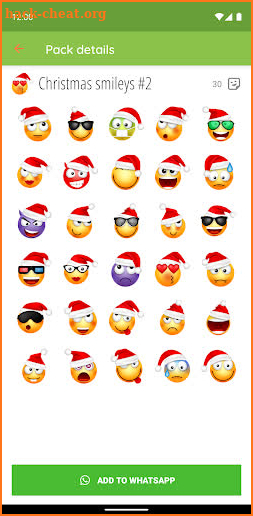 Christmas Stickers & GIF (WAStickerApps) screenshot