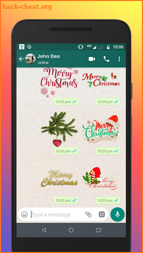 Christmas Stickers for Whatsapp 19 (WAStickerApps) screenshot