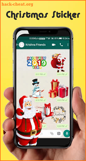 Christmas Stickers For Whatsapp - WAStickerApps 20 screenshot