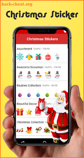 Christmas Stickers For Whatsapp - WAStickerApps 20 screenshot
