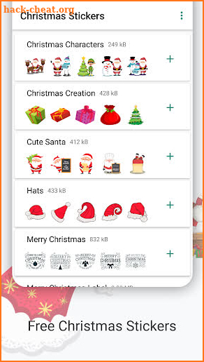 Christmas Stickers for Whatsapp (WAStickersApp) screenshot