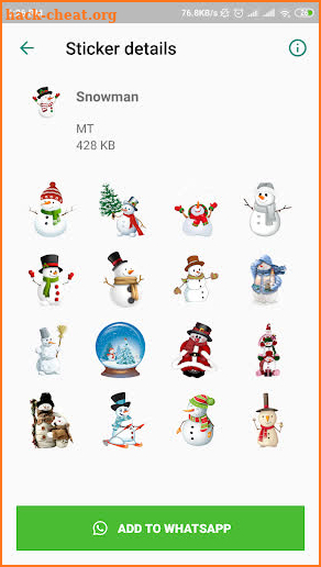 Christmas Stickers Pack WAStickerApps screenshot