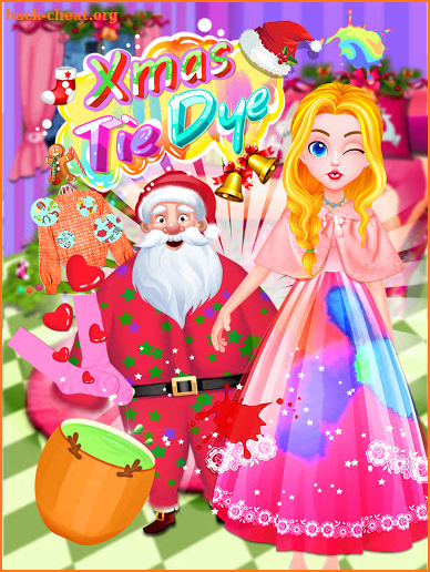 Christmas Tie Dye - Fashion Art screenshot