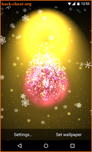 Christmas tree 3D live wallpaper HD screenshot