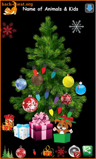 Christmas tree decoration screenshot