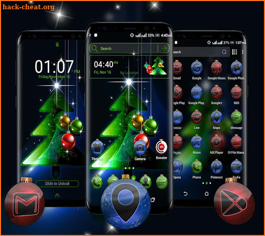 Christmas Tree Launcher Theme screenshot