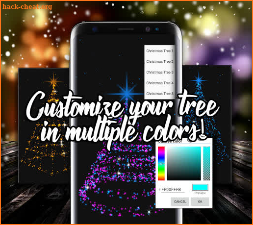 Christmas Tree Live Wallpaper Free screenshot