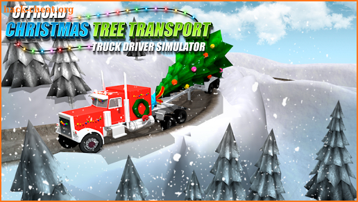 Christmas Tree Transport Truck Driver Simulator screenshot