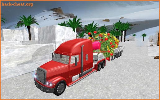 Christmas Tree Transport Truck:Santa Gift Delivery screenshot